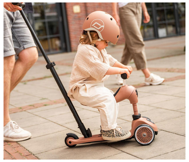 Scoot & Ride Highwaykick 1 Push and Go 2w1 Jeździk i hulajnoga Mocha - 1356966 - zdjęcie 10